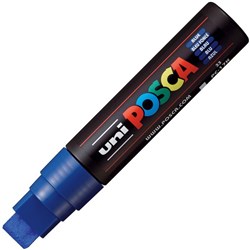 uni POSCA Blue Paint Marker Pen Chisel Broad PC17-KBL