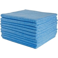 Filta Microfibre Cloth 400 x 400mm Blue, Pack of 10