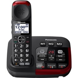 Panasonic KX-TGM420AZB Amplified Cordless Phone with Answering Machine