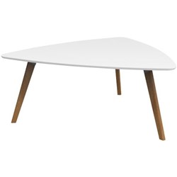 Fiord Meeting Table Triangular 1200mm Snowdrift/Ash Timber
