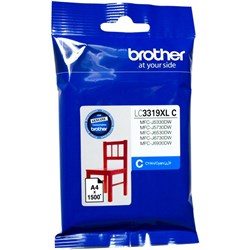 Brother LC3319XL-C Cyan Ink Cartridge High Yield