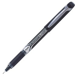 Pilot V10 Hi Tech Grip Black Rollerball Pen 1.0mm Medium Tip