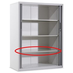 Strata 2 Shelf For 1200mm Tambour White