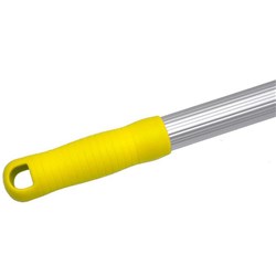 Pure Clean Aluminium Mop Handle Yellow 1.35m