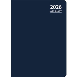 OfficeMax A43 1 Hour Appointments Diary A4 Week To View 2026 Blue
