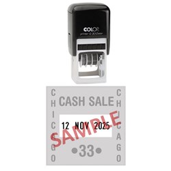 Colop Q30 Custom Made Dater Stamp 30x30mm