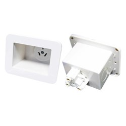 Dynamix Recessed Single Amdex Power Outlet