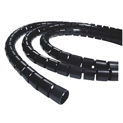 Dynamix Easy Wrap Cable Management 20m x 20mm Black