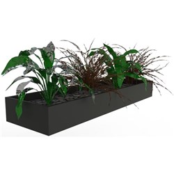 Proceed Planter Box 1600mm Black