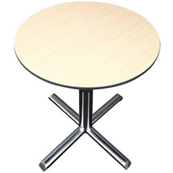 Multipurpose Outdoor Table Round 600mm Tuross Oak/Stainless Steel