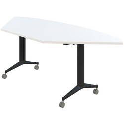 Fiord Flip Table Trapezoid Snowdrift/Black