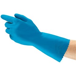 Ansell 88-350 Rubber Gloves Silverlined Size 9, Pair