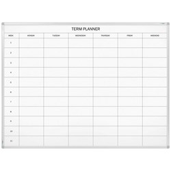 Boyd Visuals Porcelain Term Planner 900 x 1200mm