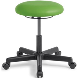 Button Stool Standard Lift Lustrell Charisma Vinyl/Kiwi