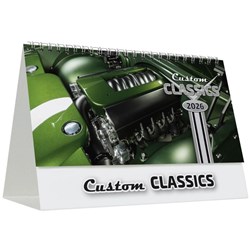 Easy2C Desk Calendar 2026 Custom Classics Cars