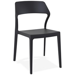 Soda Visitor Chair Stackable Black