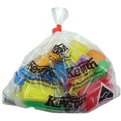 Kevron ID30 Security Key Tag Giant 74x38mm Assorted Colours, Bag of 25