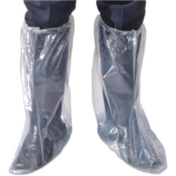 Pomona LDPE Elasticated Overboot Cover 510mm Clear, Carton of 500
