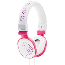 Moki Popper Sparkles White Wired Headphones