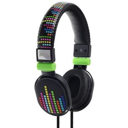 Moki Popper Levels Black Wired Headphones