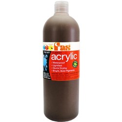 Fas Student Acrylic Paint 1L Burnt Umber
