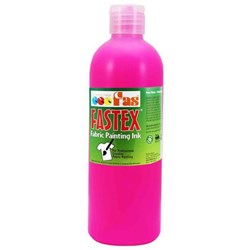 Fastex Fabric Painting Textile Ink Fluoro Magenta 500ml