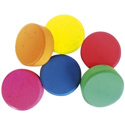 Five Star Tempera Paint Blocks Fluoro Small, Pack of 6