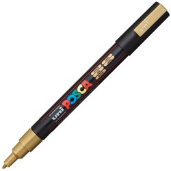 Uni Posca Paint Marker Pen Fine Bullet Tip Gold