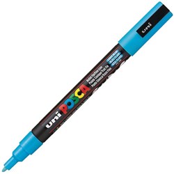 Uni Posca Paint Marker Pen Fine Bullet Tip Light Blue