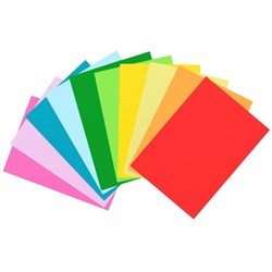 A4 Sheet Card 150gsm Assorted Colours, Pack of 100