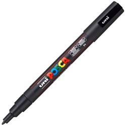 Uni Posca Paint Marker Pen Fine Tip Black