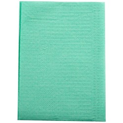 Eagle Waterproof Bibs 3 Ply Disposable 330x450mm Green, Carton of 500
