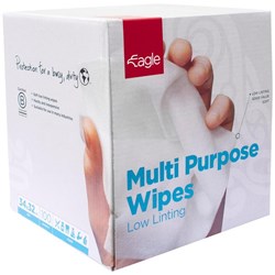 Eagle Multipurpose Wipes Low Lint, Box of 100