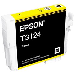Epson T3124 Yellow UltraChrome Hi-Gloss2 Ink Cartridge C13T312400