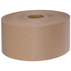 Pomona GP04 Plain Kraft Paper Water Activated Gummed Tape 70mm x 165m Brown