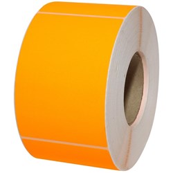 Fluoro Orange Label 100x149mm, Roll of 1000