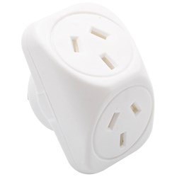 The Brute Power Co. Angled Double Adapter