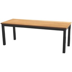 Garapa Outdoor Bench 1300mm Garapa Timber/Stainless Steel