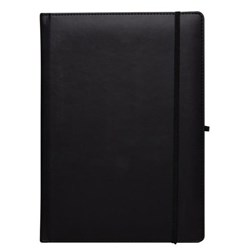 Milford Premium Hardcover Notebook 176x246mm 160 Pages Black