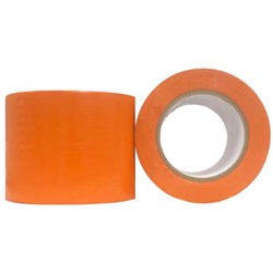 Exterior Grip PVC Rubber Joining Tape Orange 96mm x 50m, Carton of 6