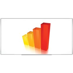 Boyd Visuals Projection Porcelain Whiteboard Magnetic 2400 x 1220mm