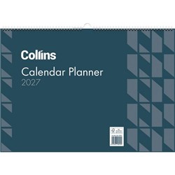Collins Colplan Wiro Wall Calendar 1 Month To View 2027