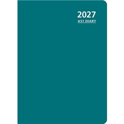OfficeMax A51 1/2 Hour Appointment Diary A5 1 Day Per Page 2027 Green