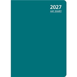 OfficeMax A41 1/2 Hour Appointment Diary A4 1 Day Per Page 2027 Green