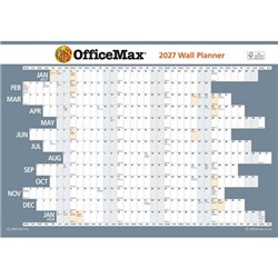 OfficeMax A3 Dated Year Wall Planner Double Sided Unlaminated 420x297mm 2027