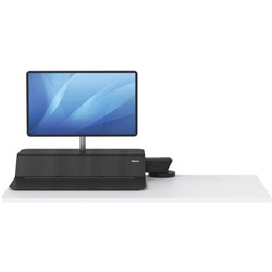 Fellowes Lotus RT Sit Stand Single Workstation Black