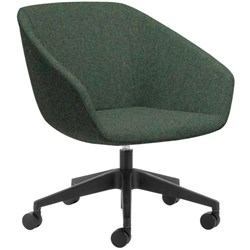 Brek Visitor Chair Swivel Base Augustus Meadow/Black