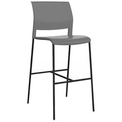 Game Bar Stool 750mm Charcoal/Black