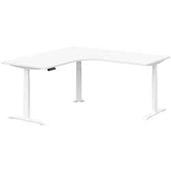 Summit II Electric Workstation 1800mm Snowdrift/White