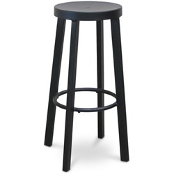 Soda Bar Stool Aluminium 650mm Black